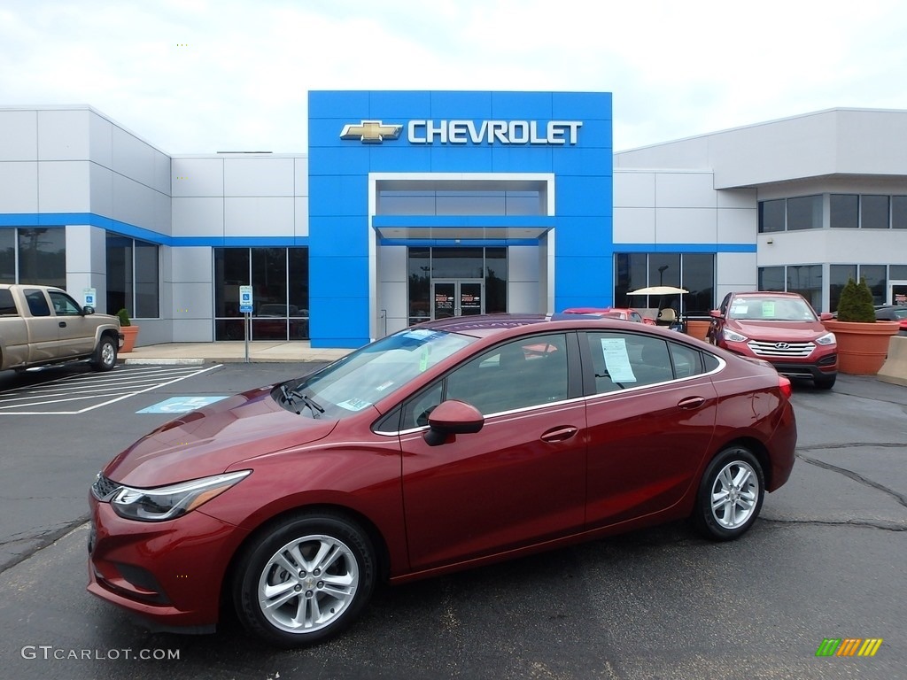 2016 Cruze LT Sedan - Siren Red Tintcoat / Jet Black photo #1