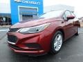 2016 Siren Red Tintcoat Chevrolet Cruze LT Sedan  photo #2