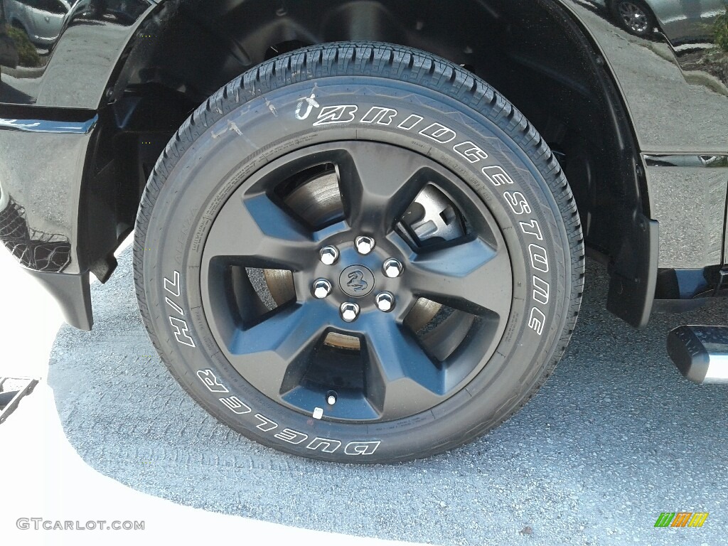 2019 1500 Big Horn Quad Cab - Diamond Black Crystal Pearl / Black/Diesel Gray photo #20