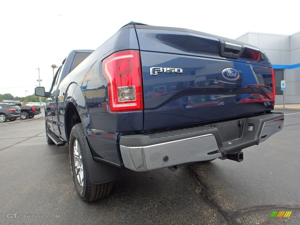 2016 F150 XLT SuperCab 4x4 - Blue Jeans / Medium Earth Gray photo #5