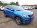 2018 Laser Blue Pearl Jeep Compass Latitude 4x4  photo #7