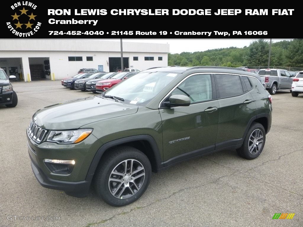 Olive Green Pearl Jeep Compass