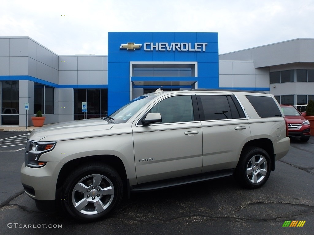 2015 Tahoe LT 4WD - Champagne Silver Metallic / Cocoa/Dune photo #1