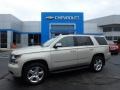 Champagne Silver Metallic 2015 Chevrolet Tahoe LT 4WD