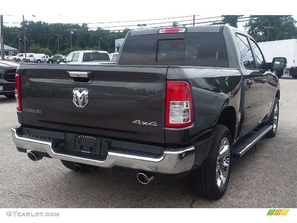 2019 1500 Big Horn Crew Cab 4x4 - Granite Crystal Metallic / Black photo #2
