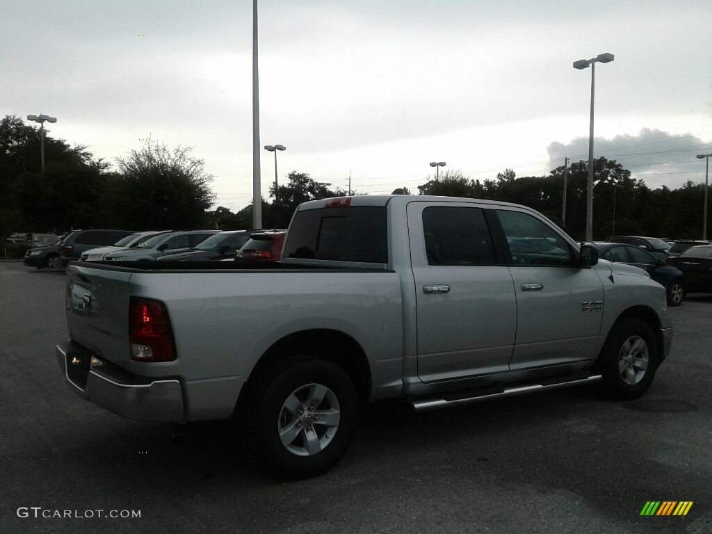 2018 1500 SLT Crew Cab - Bright Silver Metallic / Black/Diesel Gray photo #5