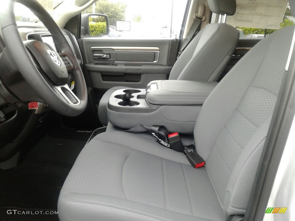 Black/Diesel Gray Interior 2018 Ram 1500 SLT Crew Cab Photo #128554231