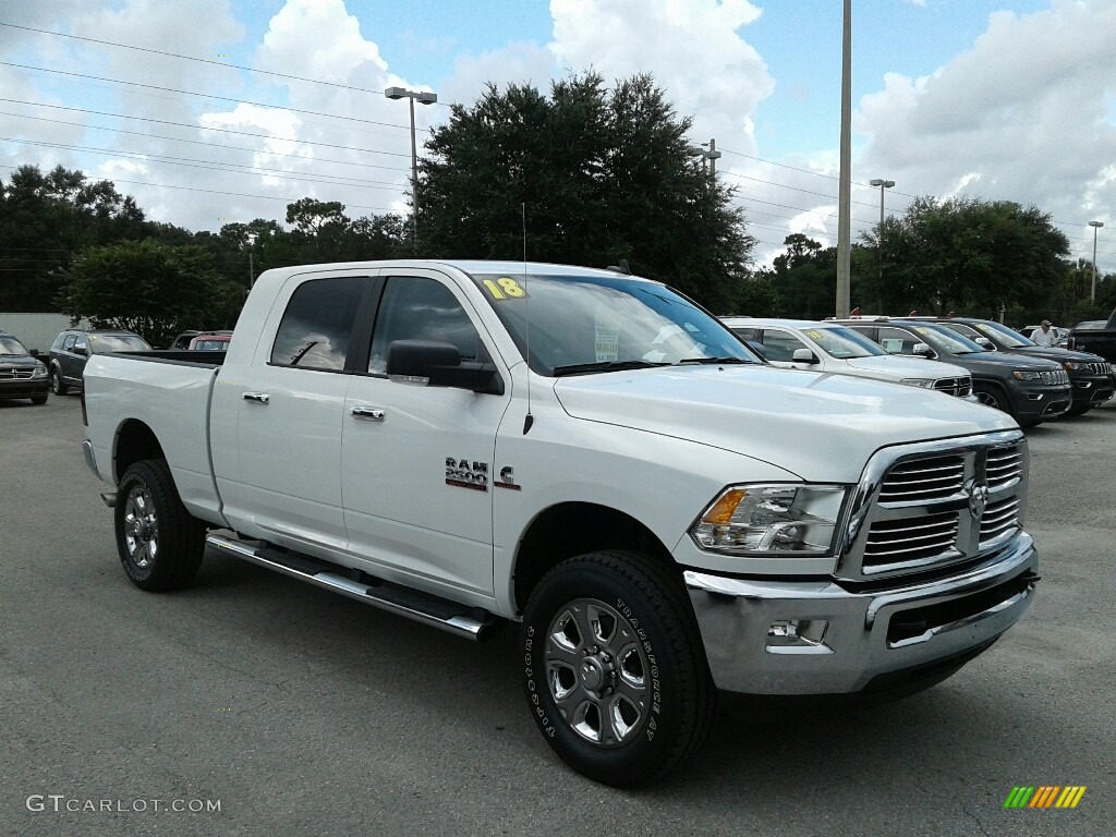 Bright White 2018 Ram 2500 Big Horn Mega Cab 4x4 Exterior Photo #128555131