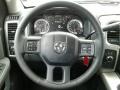 Black/Diesel Gray 2018 Ram 2500 Big Horn Mega Cab 4x4 Steering Wheel