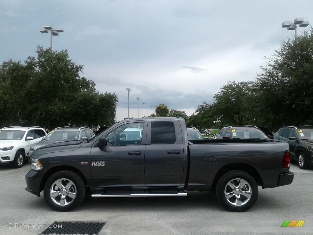 2018 1500 Express Quad Cab - Granite Crystal Metallic / Black/Diesel Gray photo #2
