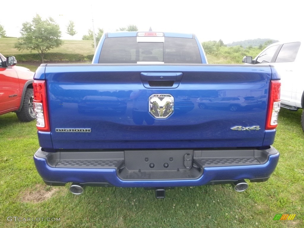 2019 1500 Big Horn Crew Cab 4x4 - Blue Streak Pearl / Black/Diesel Gray photo #3