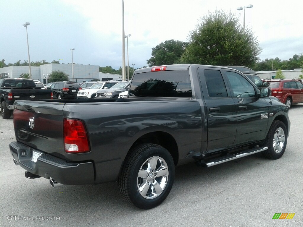 2018 1500 Express Quad Cab - Granite Crystal Metallic / Black/Diesel Gray photo #5