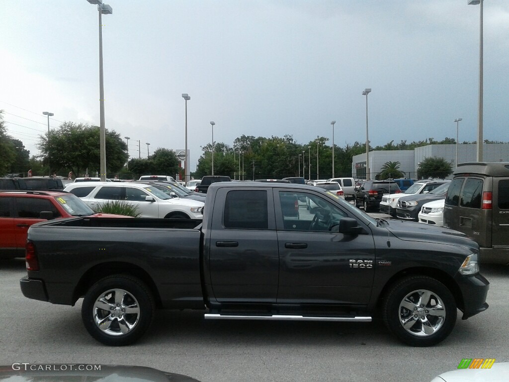 2018 1500 Express Quad Cab - Granite Crystal Metallic / Black/Diesel Gray photo #6