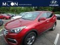 2017 Serrano Red Hyundai Santa Fe Sport AWD  photo #1