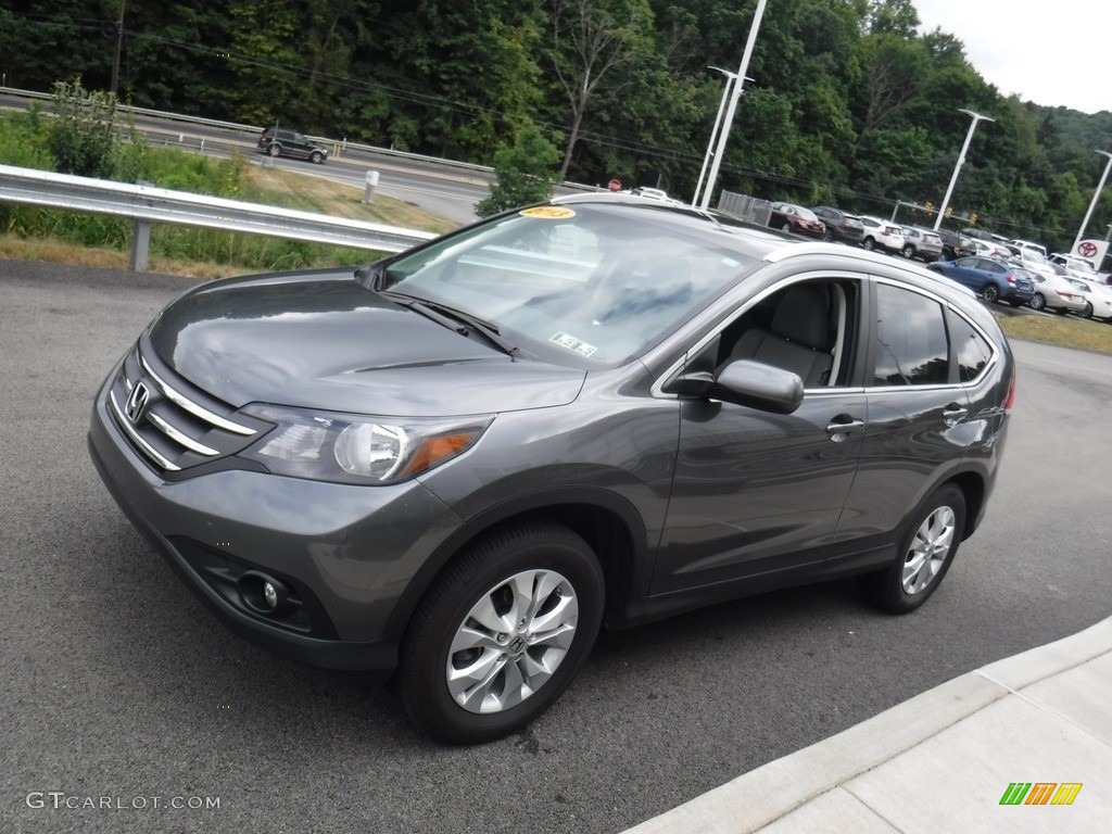 2013 CR-V EX-L AWD - Polished Metal Metallic / Gray photo #5