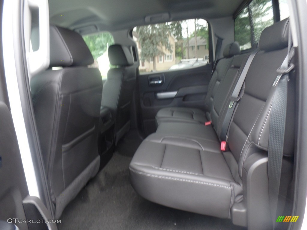 Jet Black Interior 2019 Chevrolet Silverado 2500HD LTZ Crew Cab 4WD Photo #128561299