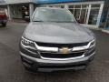 2018 Satin Steel Metallic Chevrolet Colorado WT Crew Cab 4x4  photo #3