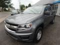 Satin Steel Metallic - Colorado WT Crew Cab 4x4 Photo No. 4