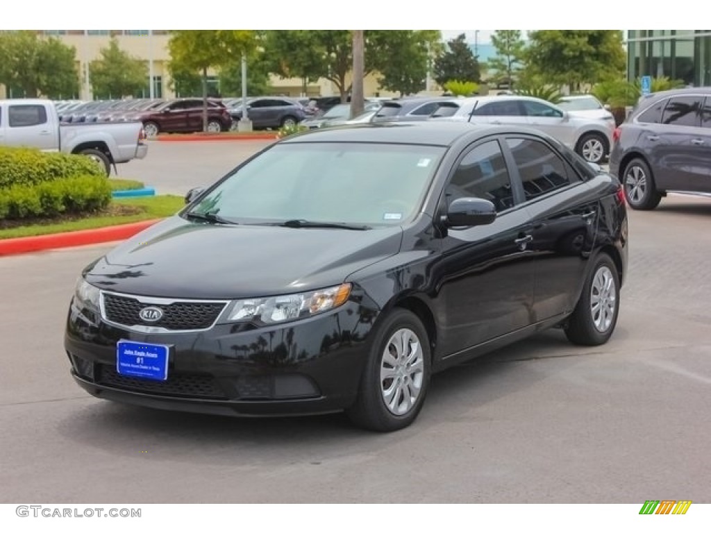 2011 Forte EX - Ebony Black / Stone photo #3