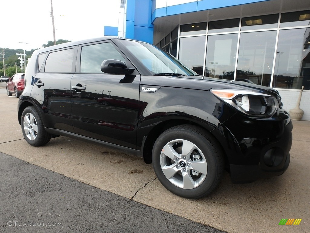 Shadow Black 2019 Kia Soul Standard Soul Model Exterior Photo #128565041