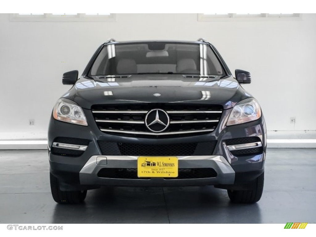 2012 ML 350 4Matic - Pearl Beige Metallic / Almond Beige photo #2