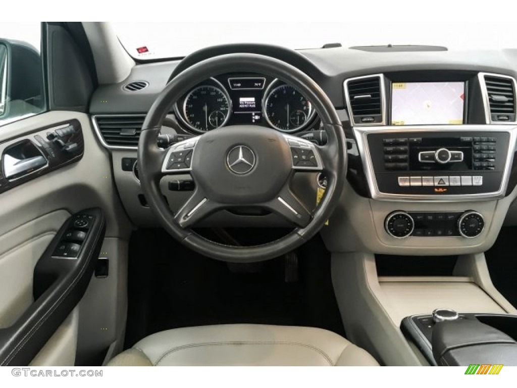 2012 ML 350 4Matic - Pearl Beige Metallic / Almond Beige photo #4