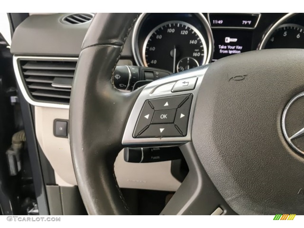 2012 ML 350 4Matic - Pearl Beige Metallic / Almond Beige photo #19