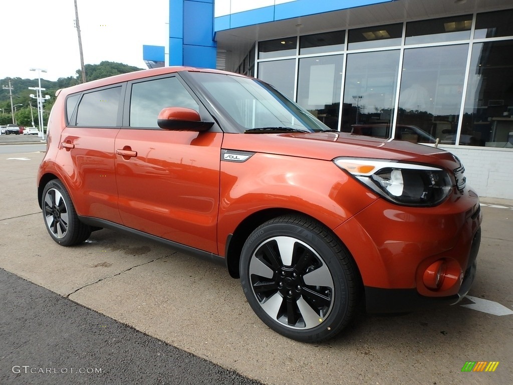 Wild Orange 2019 Kia Soul + Exterior Photo #128566496