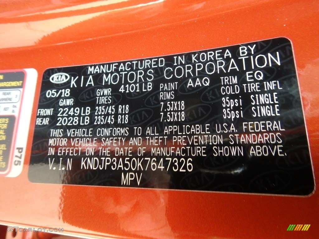2019 Soul Color Code AAQ for Wild Orange Photo #128566643