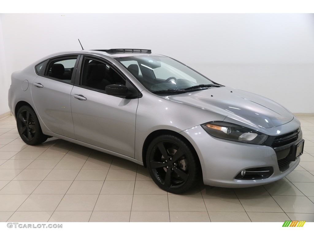 2014 Dart SXT - Billet Silver Metallic / Black/Light Tungsten photo #1