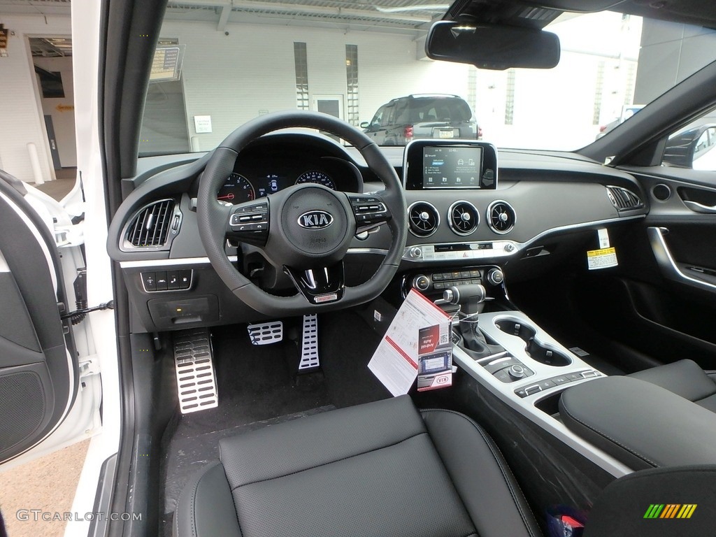 Black Interior 2018 Kia Stinger GT AWD Photo #128568693