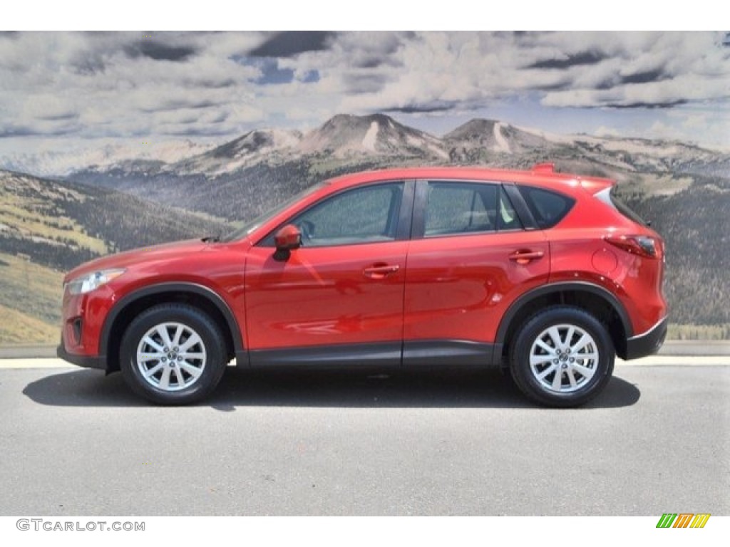 2014 CX-5 Sport AWD - Soul Red Metallic / Sand photo #6