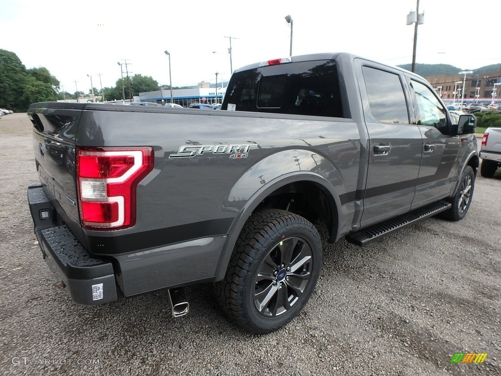 2018 F150 XLT SuperCrew 4x4 - Lead Foot / Special Edition Black/Red photo #3