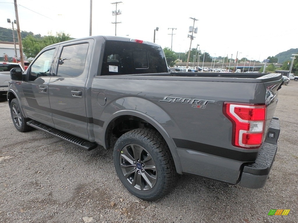 2018 F150 XLT SuperCrew 4x4 - Lead Foot / Special Edition Black/Red photo #5