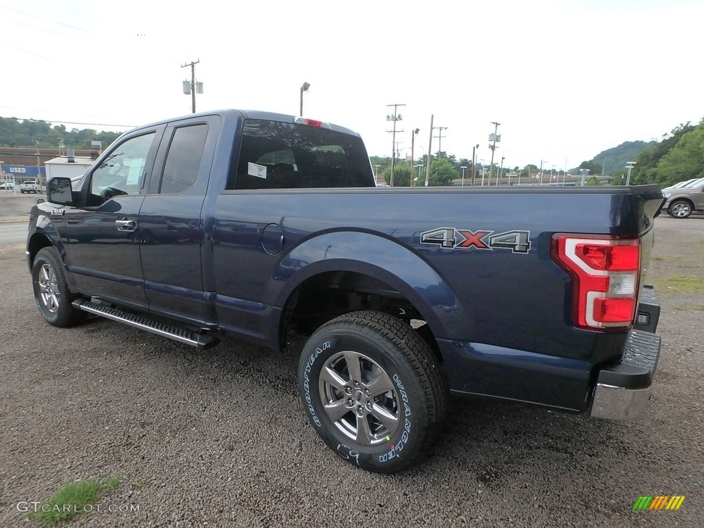 2018 F150 XLT SuperCab 4x4 - Blue Jeans / Earth Gray photo #5