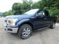 2018 Blue Jeans Ford F150 XLT SuperCab 4x4  photo #7
