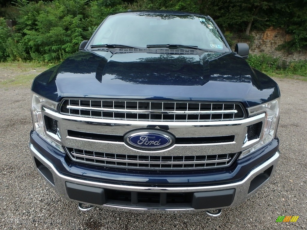2018 F150 XLT SuperCab 4x4 - Blue Jeans / Earth Gray photo #8