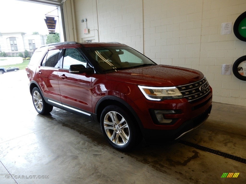 Ruby Red Metallic Tri-Coat Ford Explorer