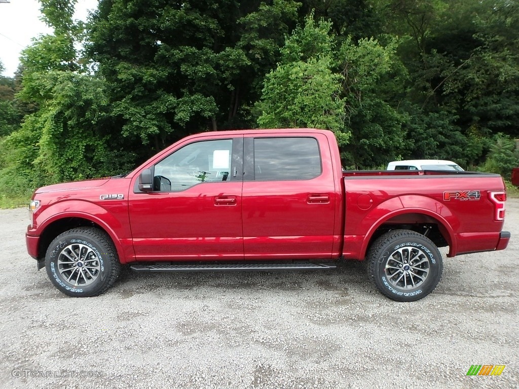 2018 F150 XLT SuperCrew 4x4 - Ruby Red / Black photo #6