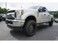 2018 Ingot Silver Ford F250 Super Duty XLT Crew Cab 4x4  photo #3