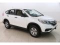 2015 White Diamond Pearl Honda CR-V LX AWD  photo #1