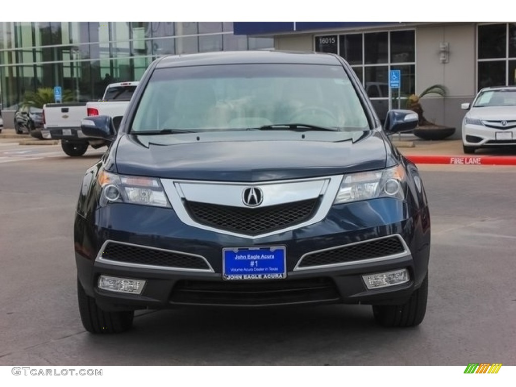 2012 MDX SH-AWD Technology - Bali Blue Pearl / Taupe photo #2
