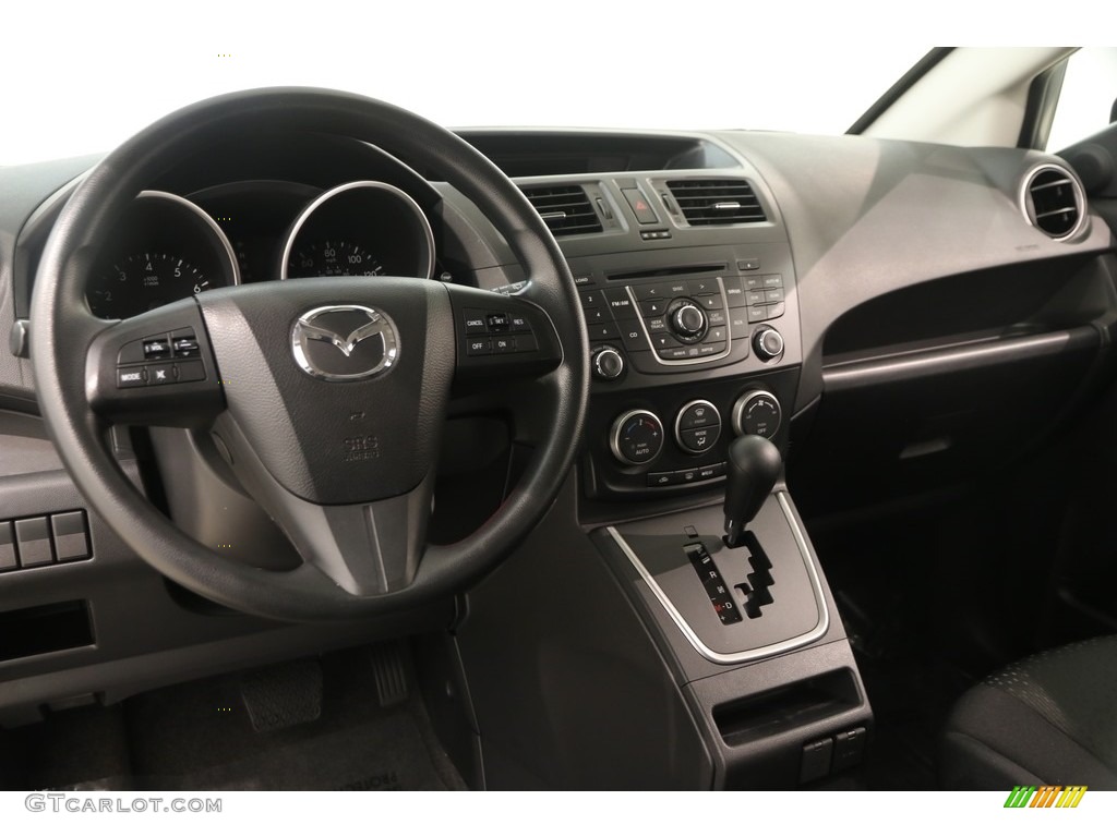 2012 MAZDA5 Sport - Liquid Silver Metallic / Black photo #6