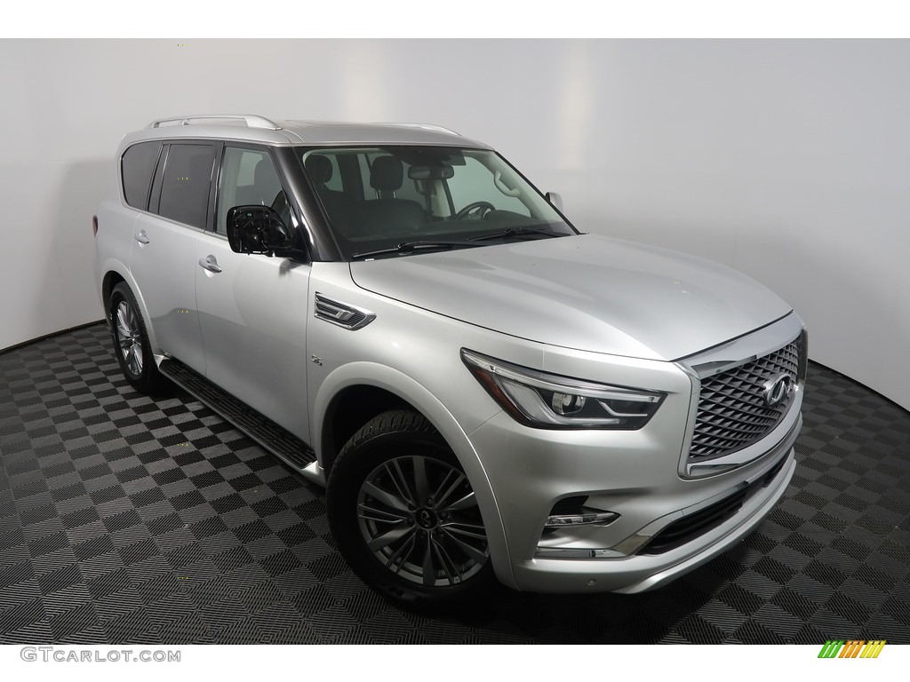 Liquid Platinum 2018 Infiniti QX80 AWD Exterior Photo #128580113