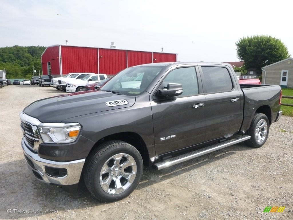2019 1500 Big Horn Crew Cab 4x4 - Granite Crystal Metallic / Black photo #1