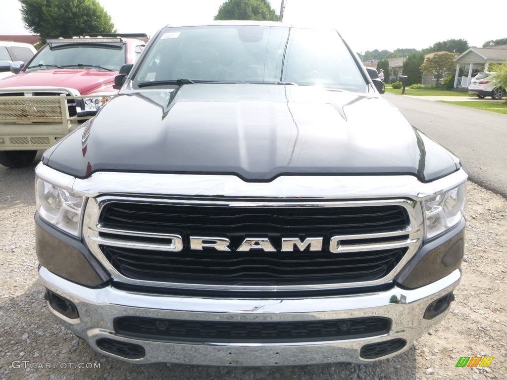 2019 1500 Big Horn Crew Cab 4x4 - Granite Crystal Metallic / Black photo #7