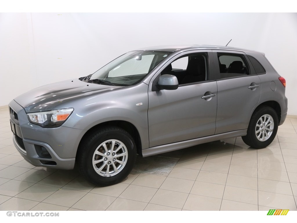 2011 Outlander Sport ES - Mercury Gray / Black photo #3