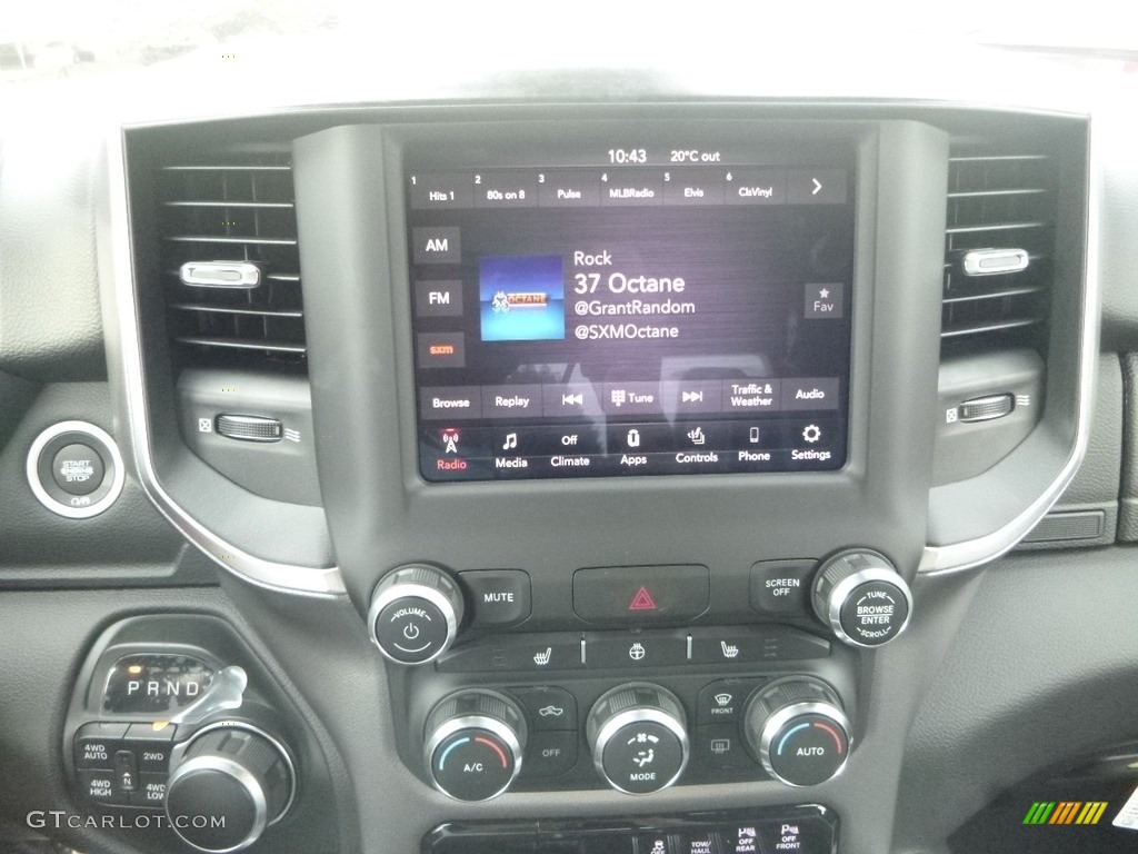 2019 1500 Big Horn Crew Cab 4x4 - Granite Crystal Metallic / Black photo #15