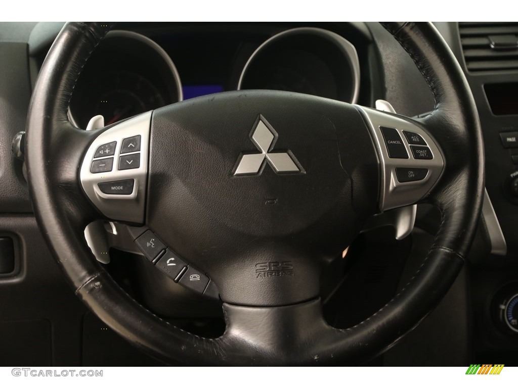 2011 Outlander Sport ES - Mercury Gray / Black photo #6