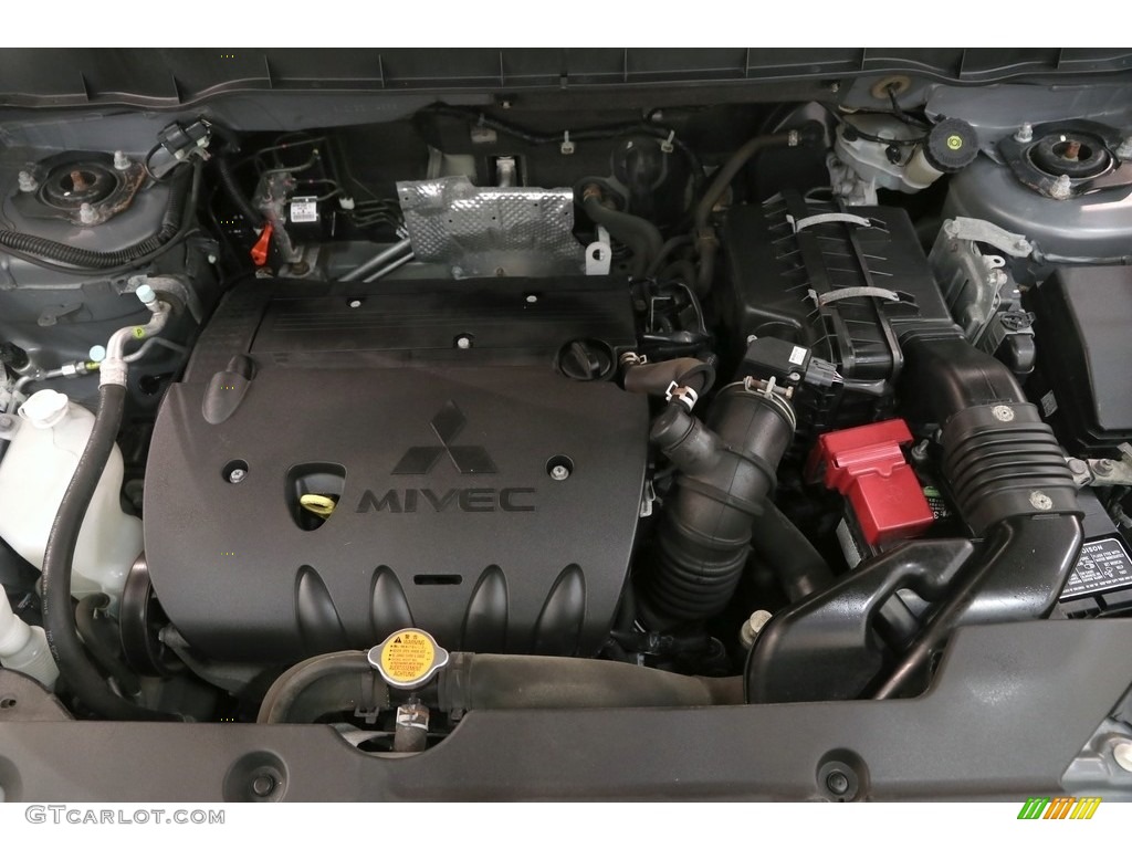 2011 Outlander Sport ES - Mercury Gray / Black photo #15